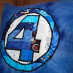 Fantastic Four Quilted Logo - close up